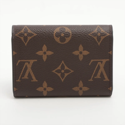 Louis Vuitton Zipped Wallet Monogram Eclipse Canvas, BROWN, LEATHER, Wallets