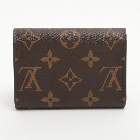 Louis Vuitton Zipped Wallet Monogram Eclipse Canvas, BROWN, LEATHER, Wallets