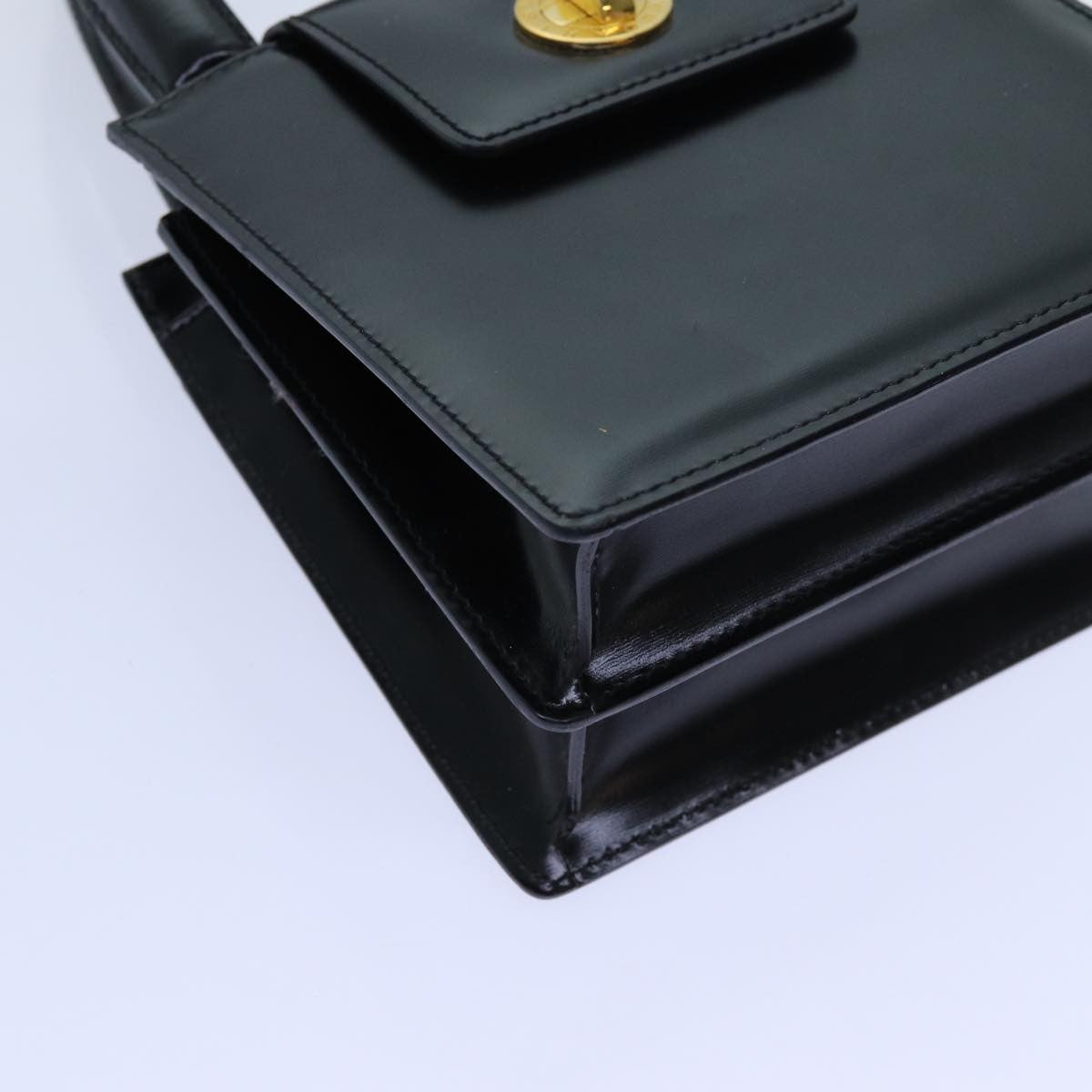 Bvlgari Handbag Leather, Black, Leather, Handbag