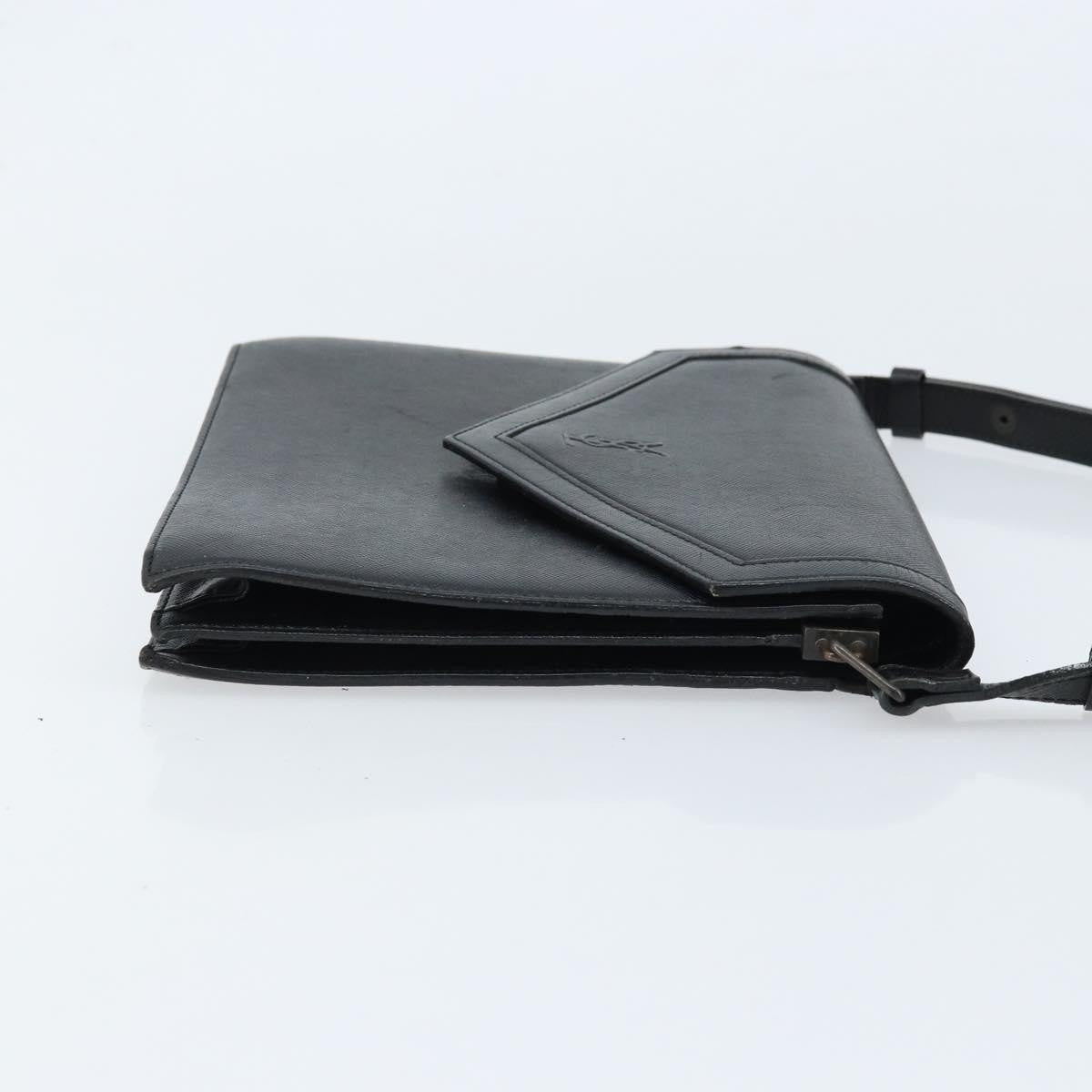 Saint Laurent Vintage Leather, Black, Leather, Handbag