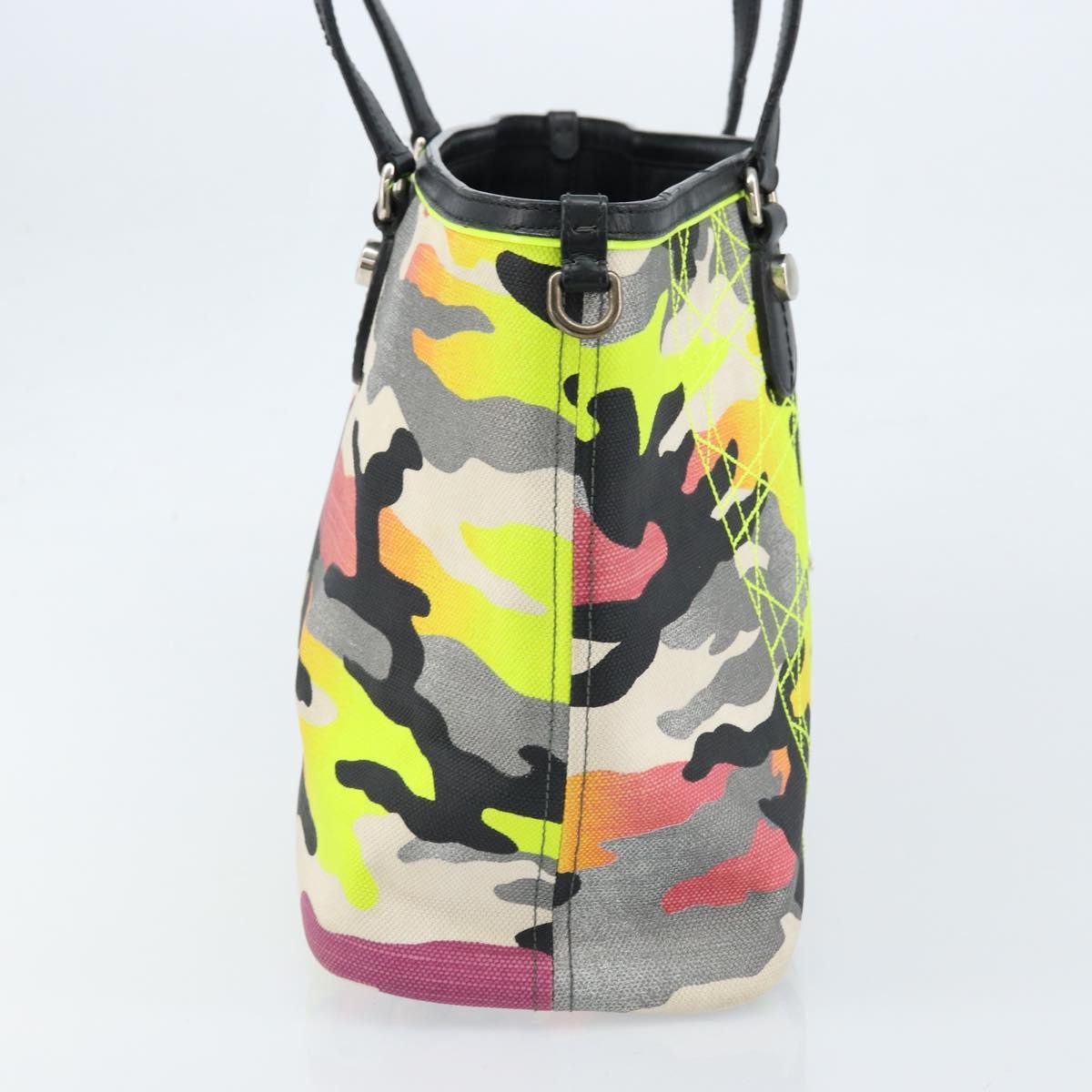 Christian Dior Open Limited Edition Anselm Reyle Camouflage Canvas, Multicolour, Canvas, Tote Bag