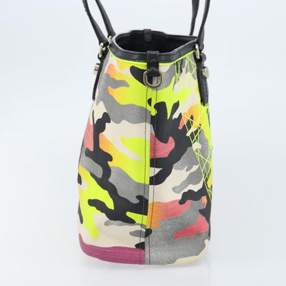 Christian Dior Open Limited Edition Anselm Reyle Camouflage Canvas, Multicolour, Canvas, Tote Bag