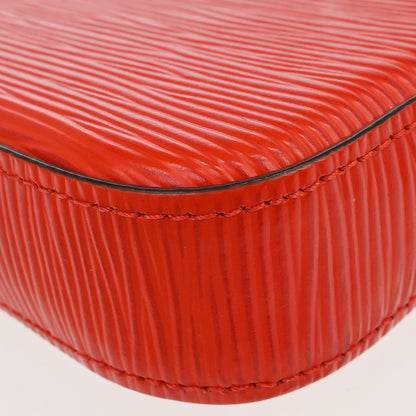 Louis Vuitton Pochette Felicie Epi, Red, Leather, Clutch
