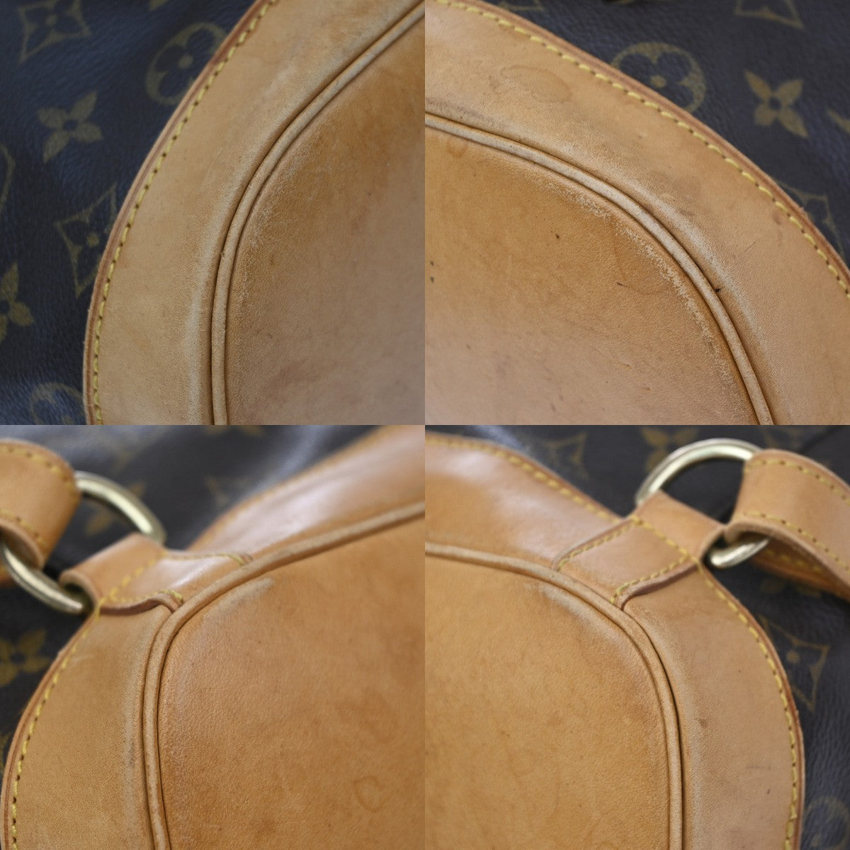 Louis Vuitton Vintage Montsouris Monogram Canvas, Brown, Canvas, Backpack