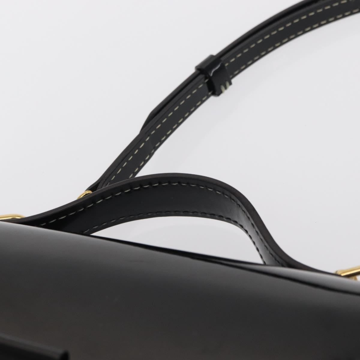 Louis Vuitton Monceau Vernis, Black, Patent Leather, Handbag