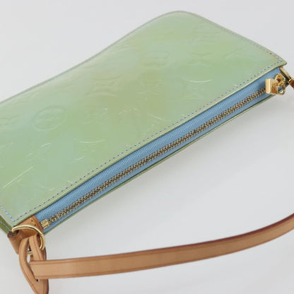 Louis Vuitton Lexington Pochette Monogram Vernis, Blue, Patent Leather, Clutch