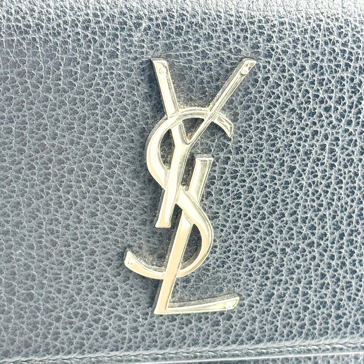 Saint Laurent Sunset Leather, Black, Leather, Crossbody Bag