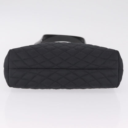 Bally Handbag Quilted Nylon, Black, Nylon, Handbag