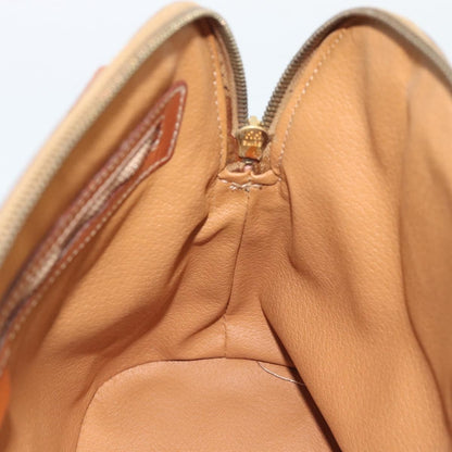 Celine Vintage Handbag Toile Céline, Brown, PVC, Handbag