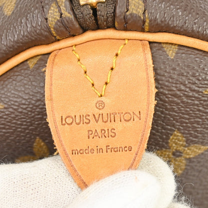 Louis Vuitton Keepall Monogram Canvas, Brown, Canvas, Travel Bag