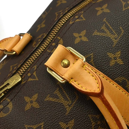 Louis Vuitton Keepall Bandouliere Monogram Canvas, Brown, Canvas, Travel Bag
