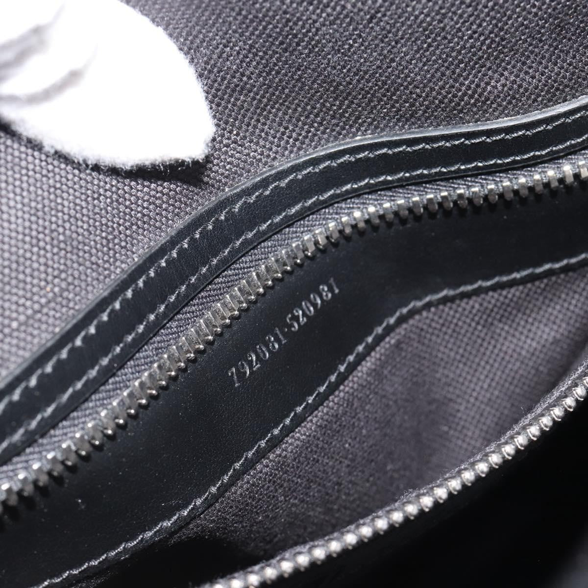 Gucci Sherry line shoulder Leather, Black, Canvas, Handbag