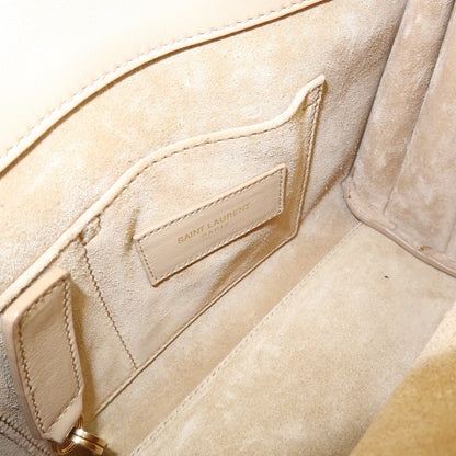 Saint Laurent Sac de Jour Leather, Beige, Leather, Handbag