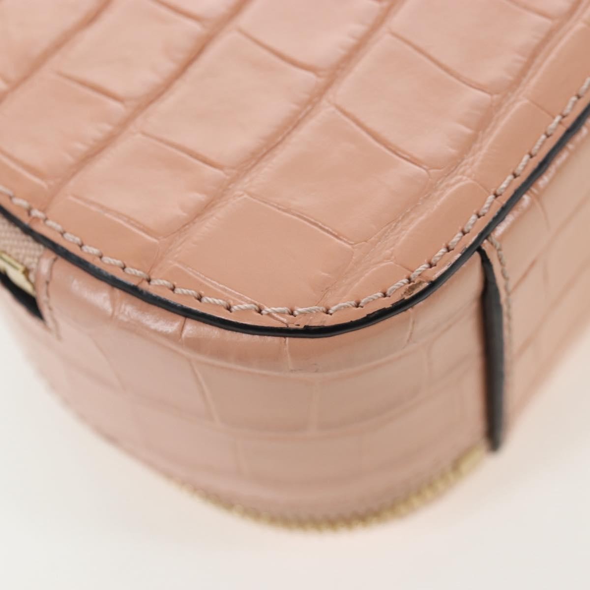 Chloe C Vanity Leather, Pink, Leather, Handbag