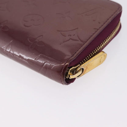 Louis Vuitton Zippy Monogram Vernis, Purple, Patent Leather, Wallet