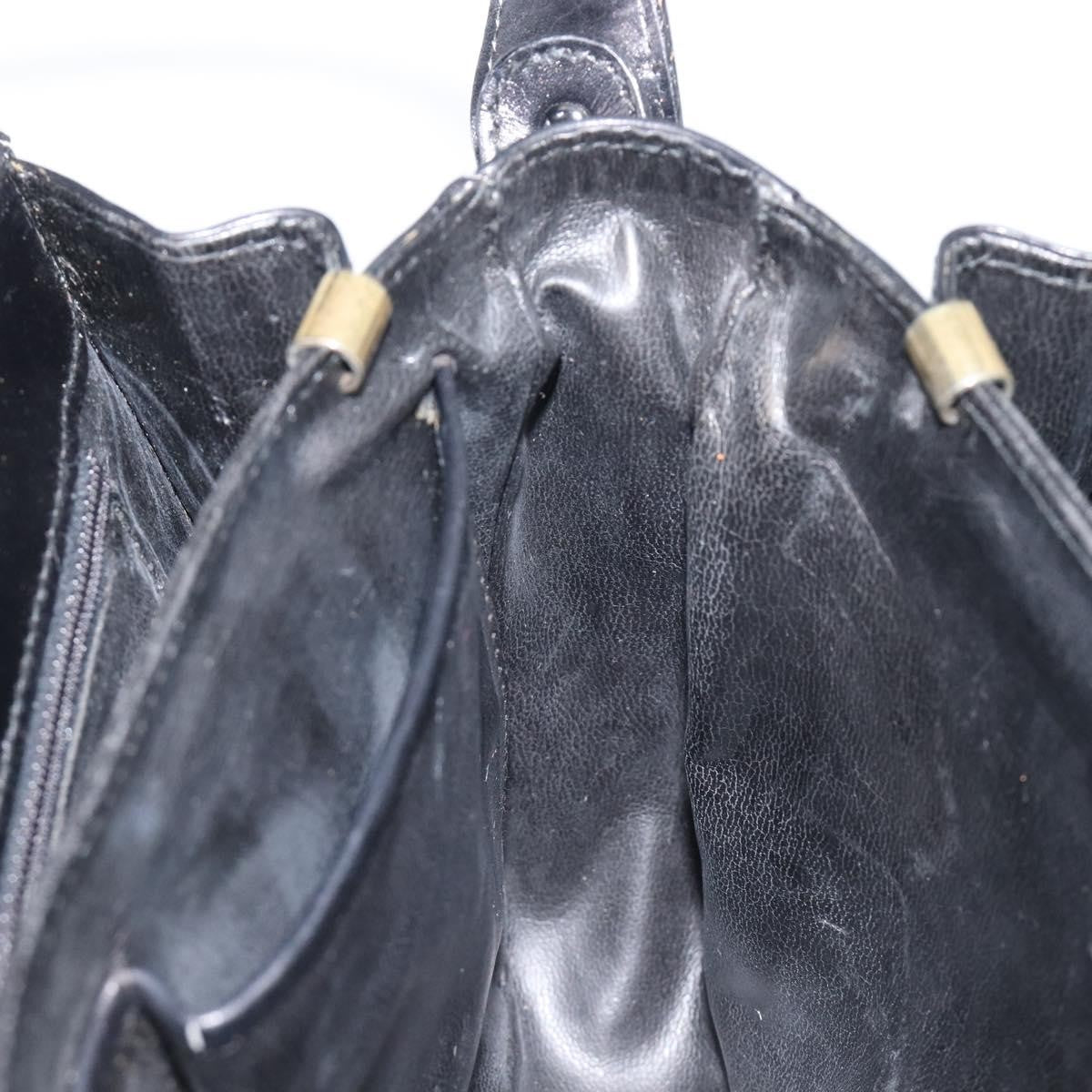 Celine Horse Carriage Leather, Black, Leather, Shoulder Bag