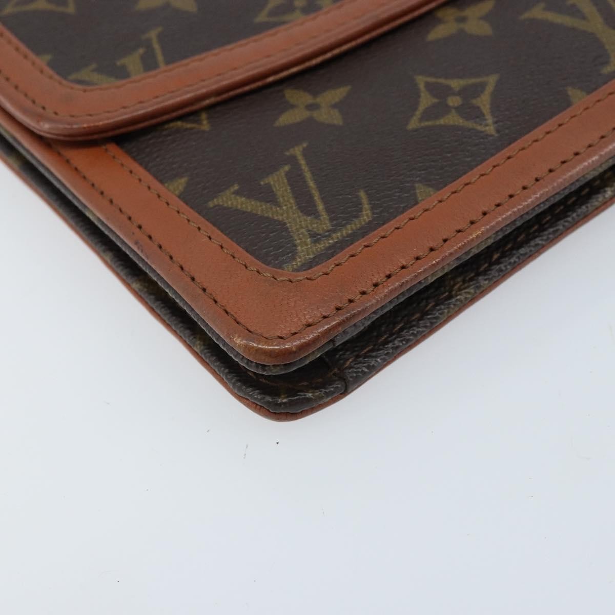Louis Vuitton Dame Pochette Monogram Canvas, Brown, Canvas, Clutch