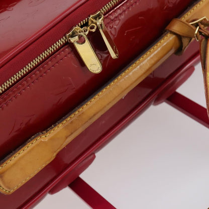 Louis Vuitton Pegase Luggage Monogram Vernis, Red, Patent Leather, Travel Bag
