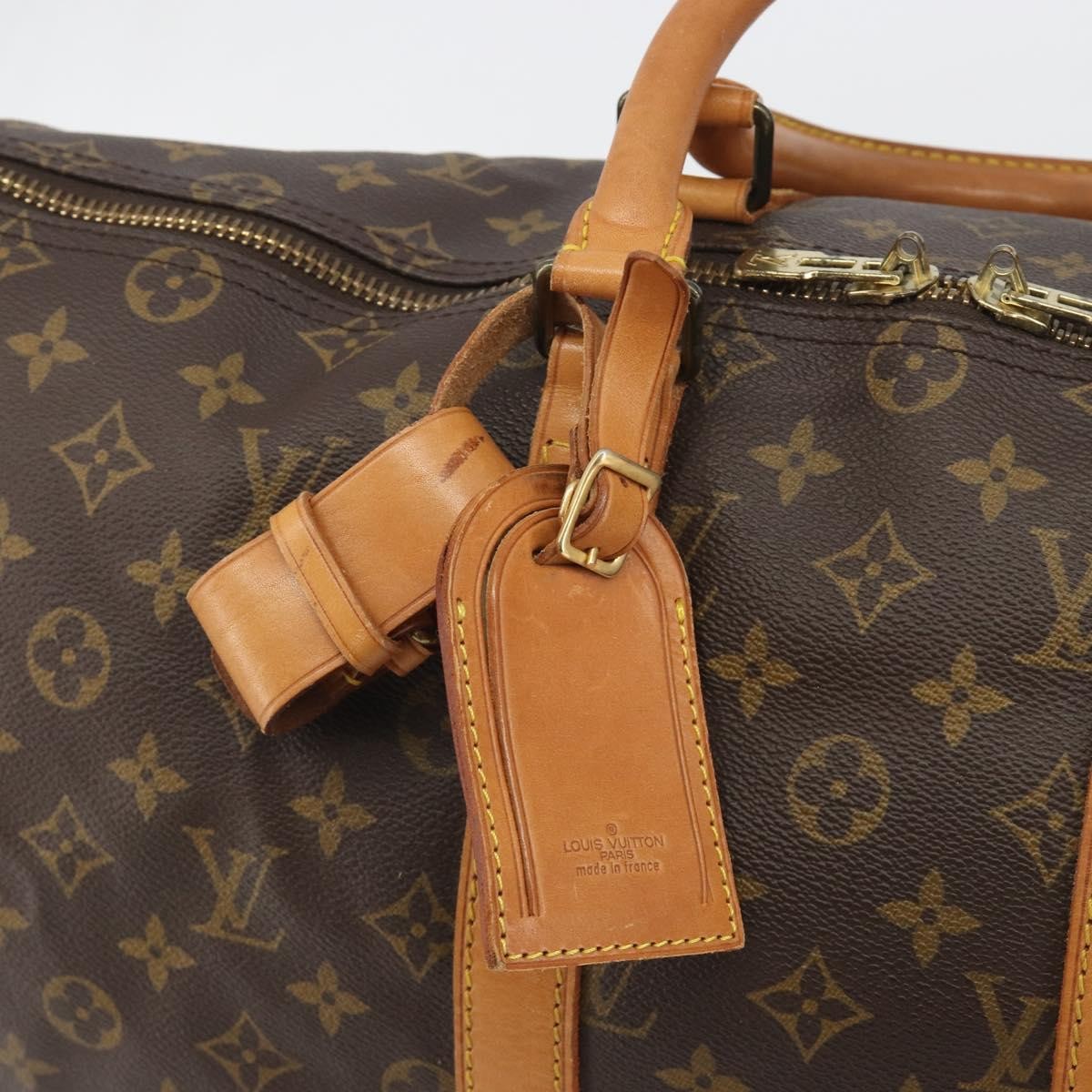 Louis Vuitton Keepall Monogram, Brown, Canvas, Travel Bag