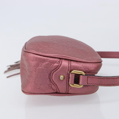 Gucci Sunshine Disco Microguccissima Leather, Pink, Leather, Crossbody Bag
