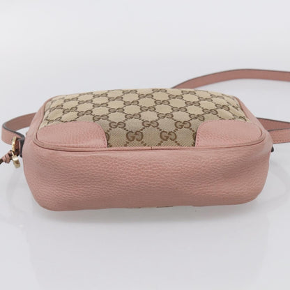 Gucci Bree Disco GG Canvas with Leather, Beige, Canvas, Crossbody Bag