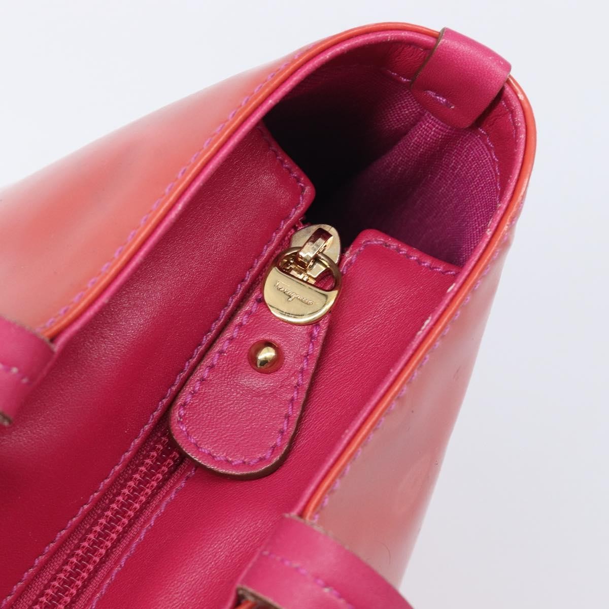 Salvatore Ferragamo Vala tote Patent Leather, Pink, Patent Leather, Tote Bag