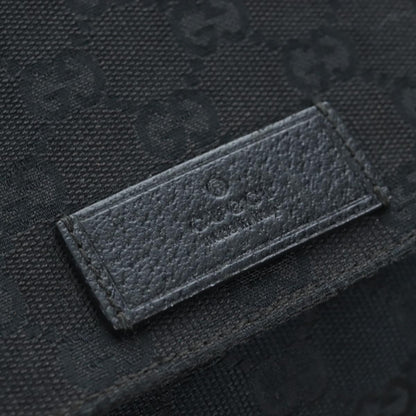 Gucci Shoulder Canvas, Black, Canvas, Shoulder Bag