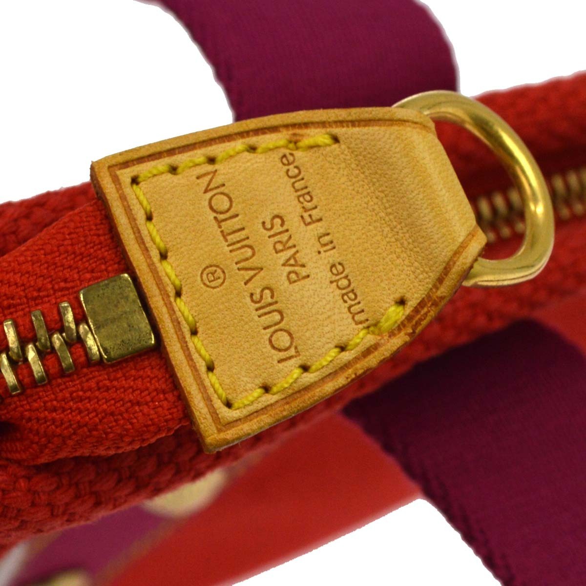 Louis Vuitton Antigua Canvas, Red, Canvas, Tote Bag