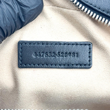 Gucci GG Marmont Wrist Matelasse Leather, Black, Leather, Clutch
