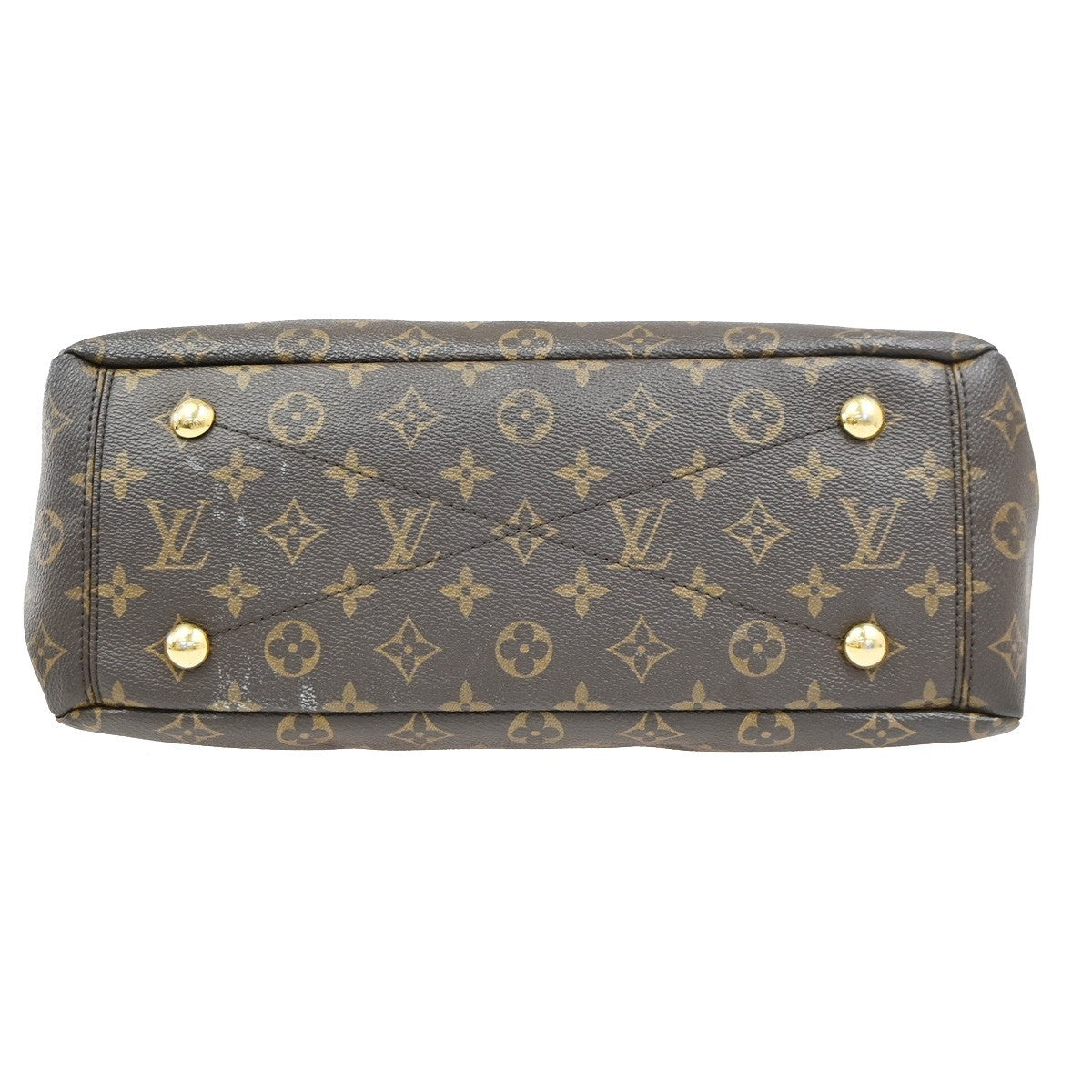 Louis Vuitton Pallas Tote Monogram Canvas with Leather, Brown, Leather, Handbag