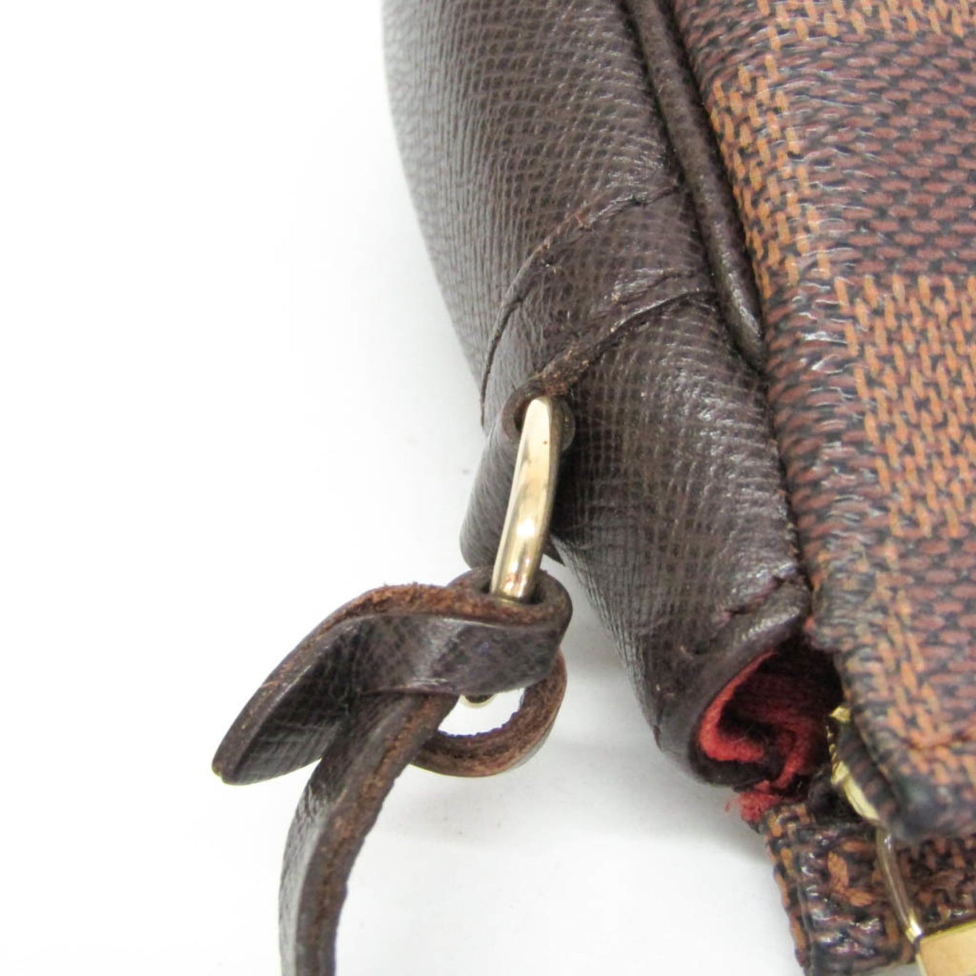 Louis Vuitton Trousse Make Up Damier Canvas, Brown, Canvas, Clutch