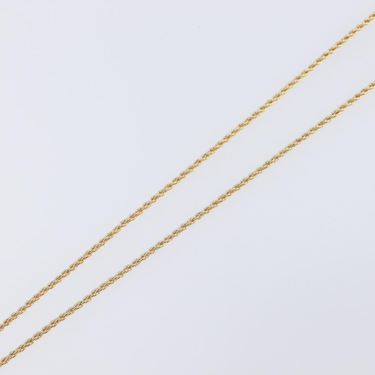 Christian Dior Vintage CD Heart Pendant Metal, Gold, Metal, Necklace