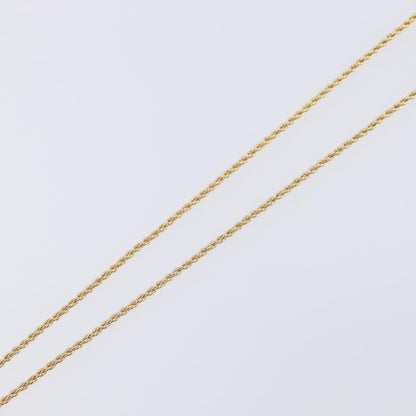 Christian Dior Vintage CD Heart Pendant Metal, Gold, Metal, Necklace