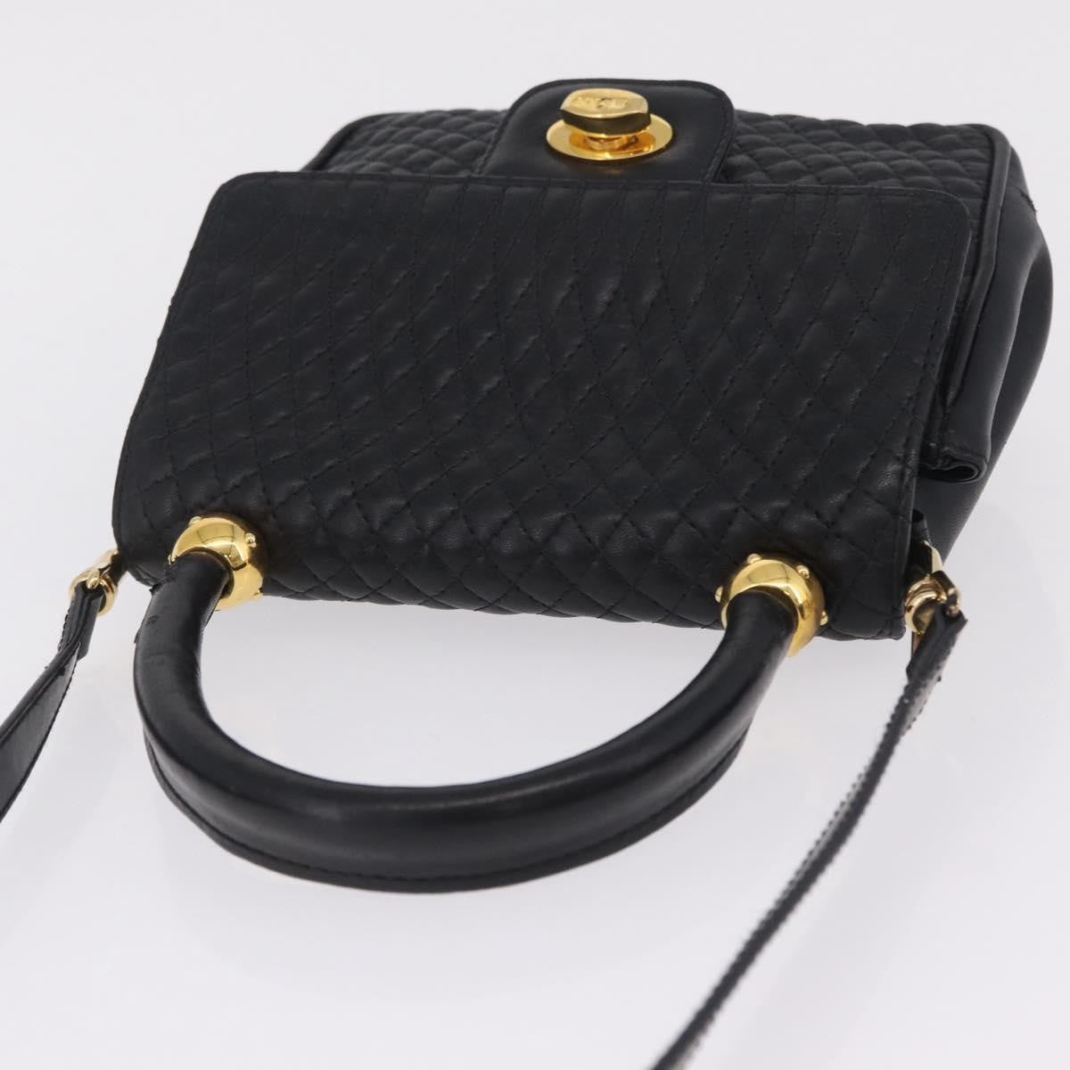 Bally Handbag Leather, Black, Leather, Handbag