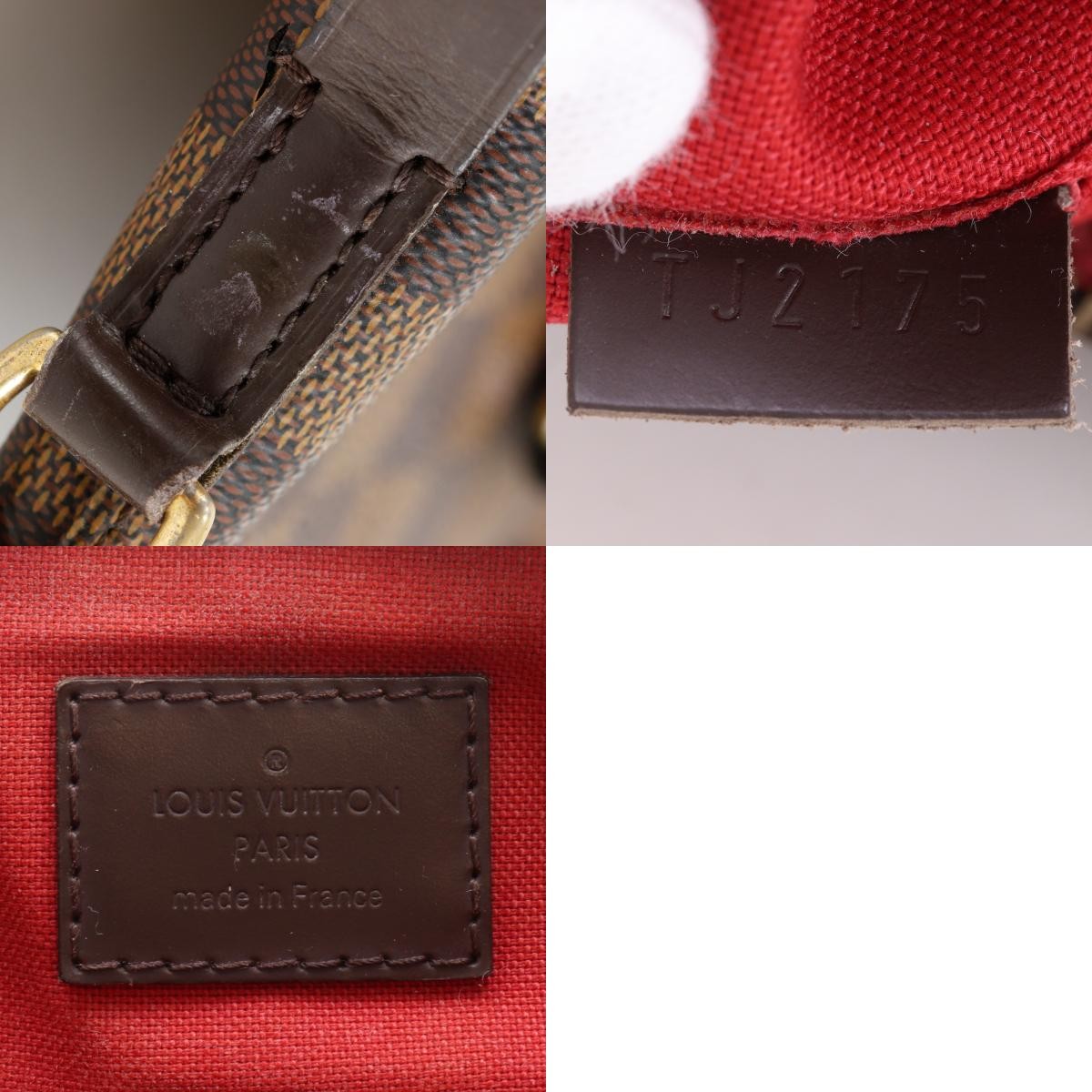 Louis Vuitton Siena Damier, Brown, Canvas, Handbag