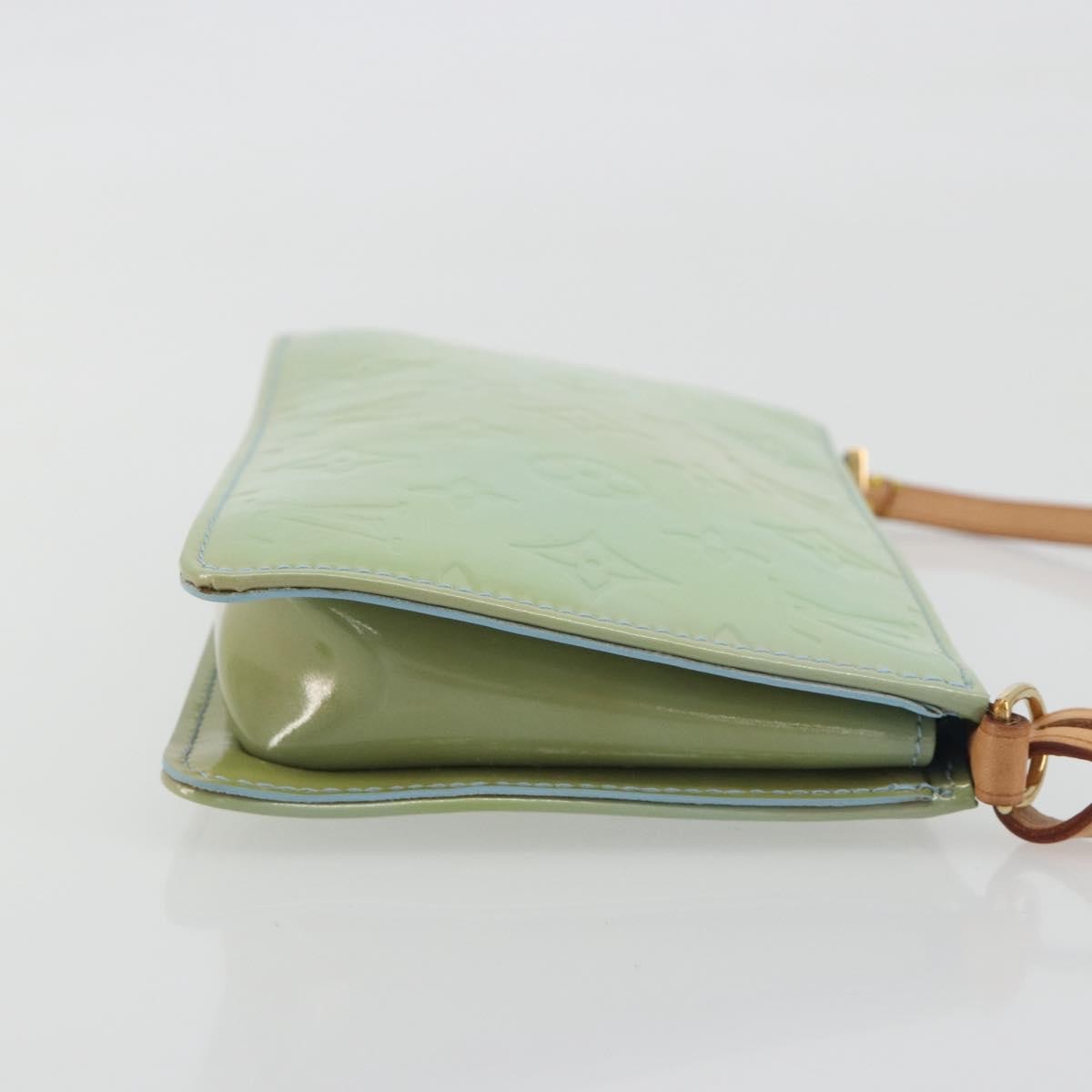 Louis Vuitton Lexington Pochette Monogram Vernis, Blue, Patent Leather, Clutch