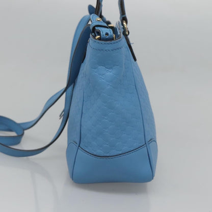 Gucci Bree Convertible Tote Microguccissima Leather, Blue, Leather, Tote Bag