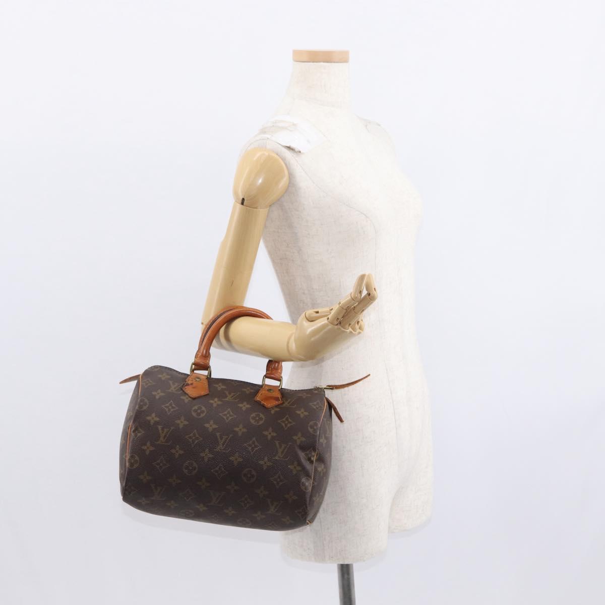 Louis Vuitton Speedy Bandouliere Bag Monogram Canvas, BROWN, CANVAS, Handbag