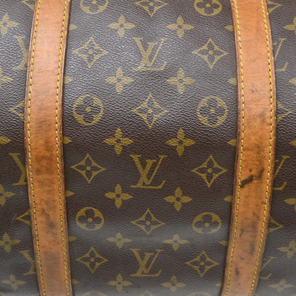 Louis Vuitton Keepall Monogram Canvas, Brown, Canvas, Travel Bag