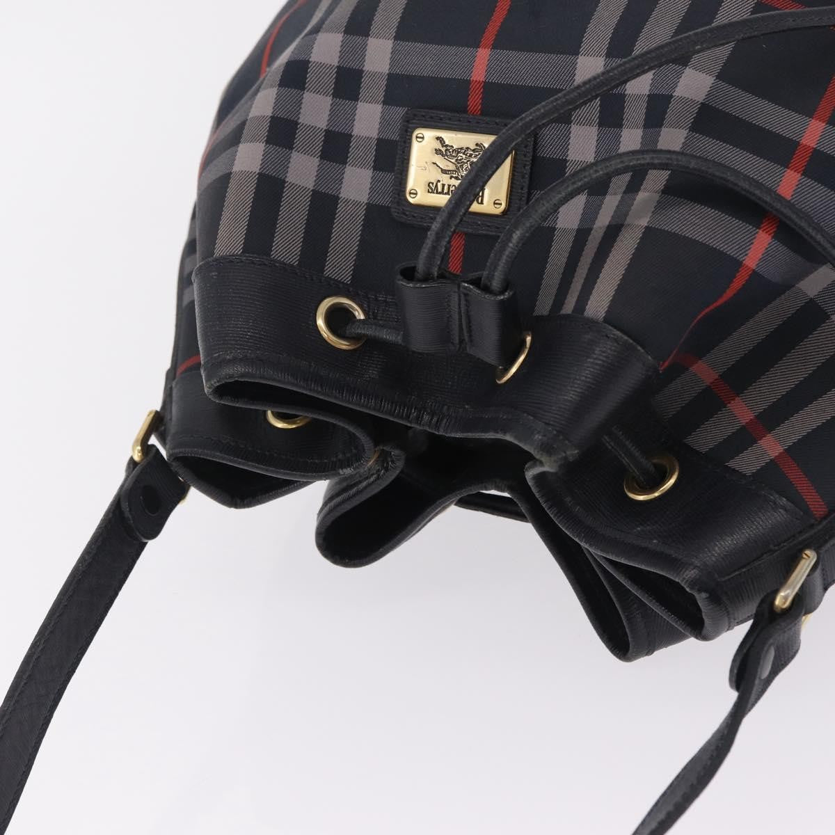 Burberry Nova Check Shoulder Bag Canvas, Black, Canvas, Shoulder Bag