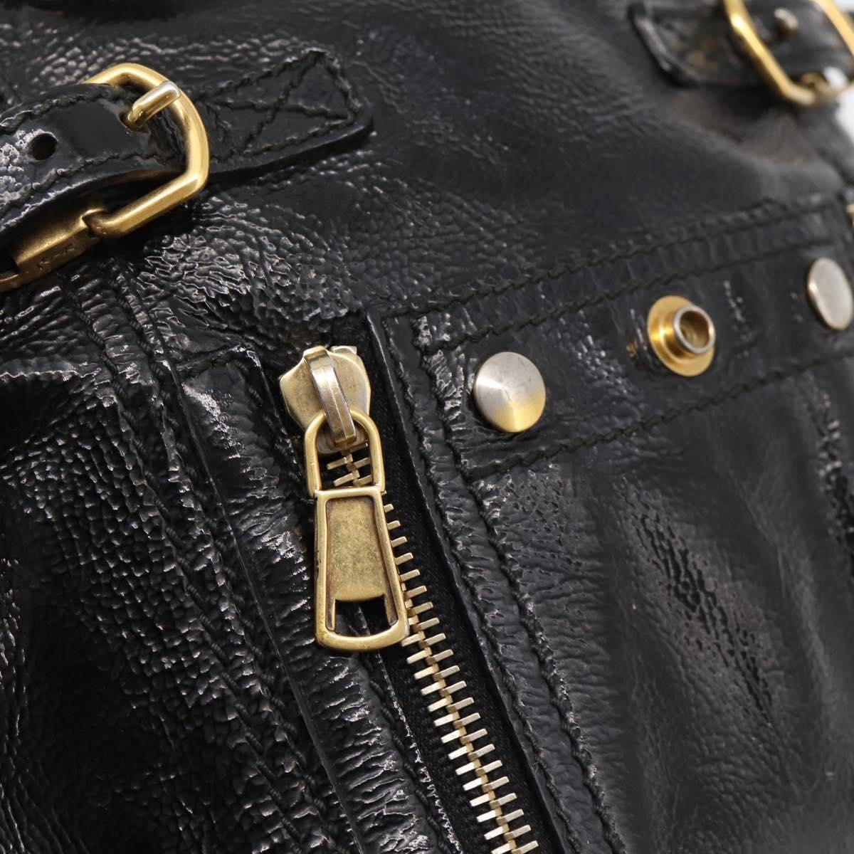 Saint Laurent Downtown Patent, Black, Patent Leather, Tote Bag