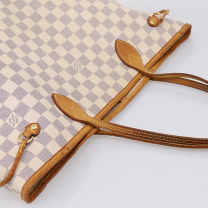 Louis Vuitton Neverfull Damier, Beige, Canvas, Tote Bag