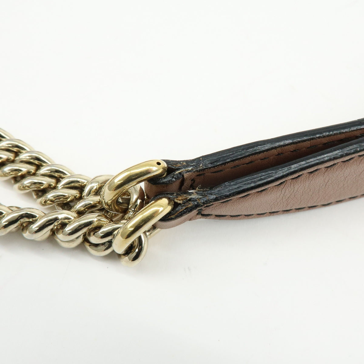 Gucci Emily Chain Flap Guccissima Leather, Pink, Leather, Handbag