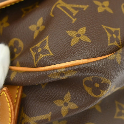 Louis Vuitton Saumur Monogram, Brown, Canvas, Shoulder Bag