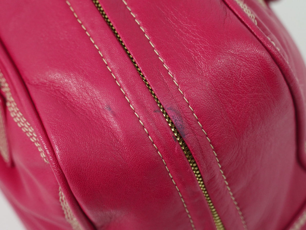 Loewe Amazona Leather, Pink, Leather, Handbag
