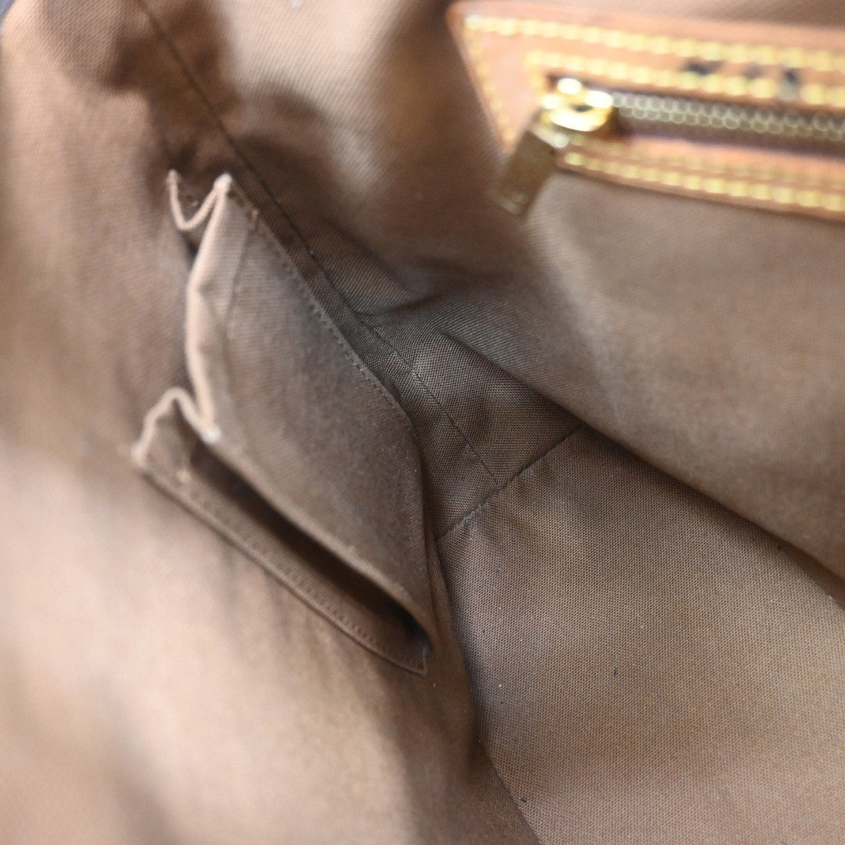 Louis Vuitton Cabas Piano Monogram Canvas, Brown, Canvas, Tote Bag