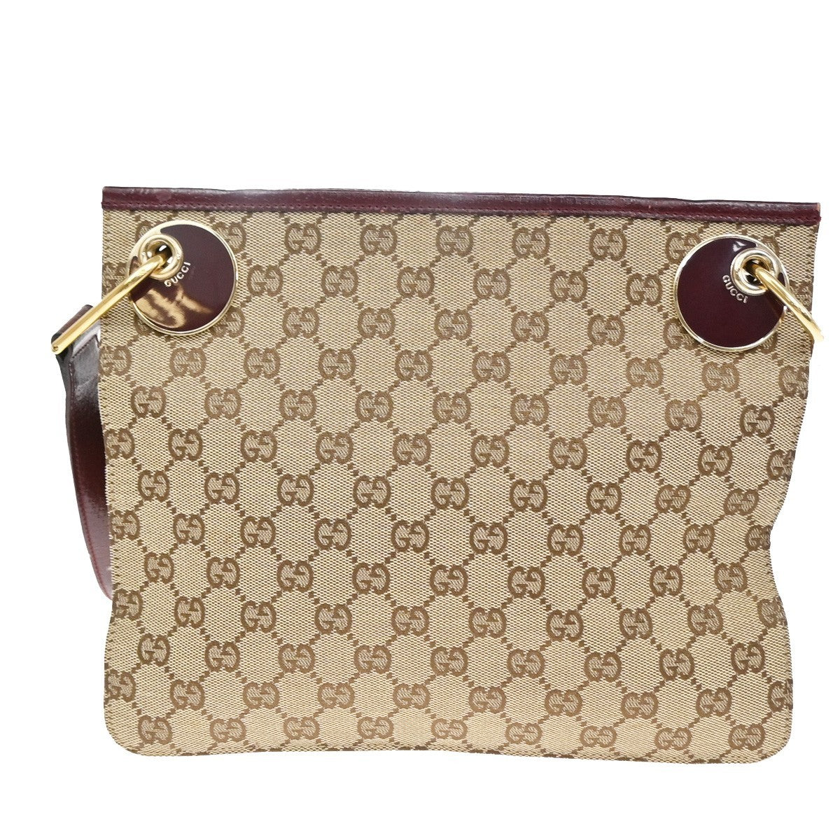 Gucci Crossbody Canvas, Beige, Canvas, Shoulder Bag