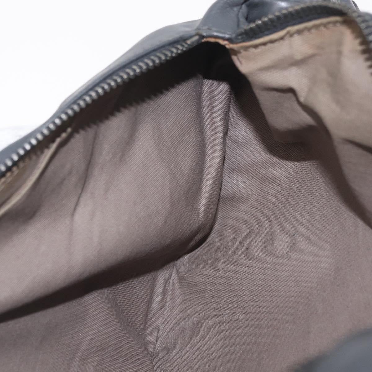 Bottega Veneta Light Waist Intrecciato Leather, Gray, Leather, Handbag