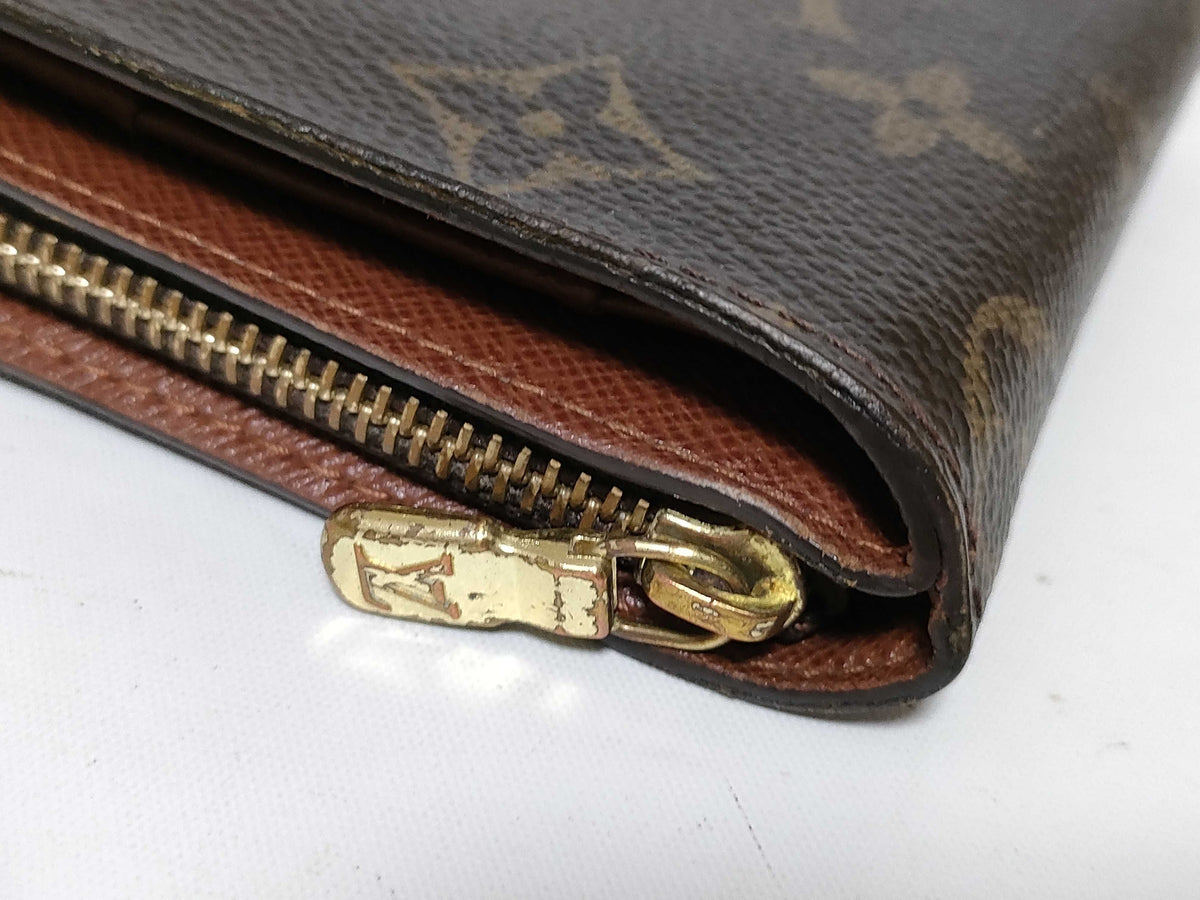 Louis Vuitton Compact Zip Perforated Monogram Canvas, Brown, Canvas, Wallet