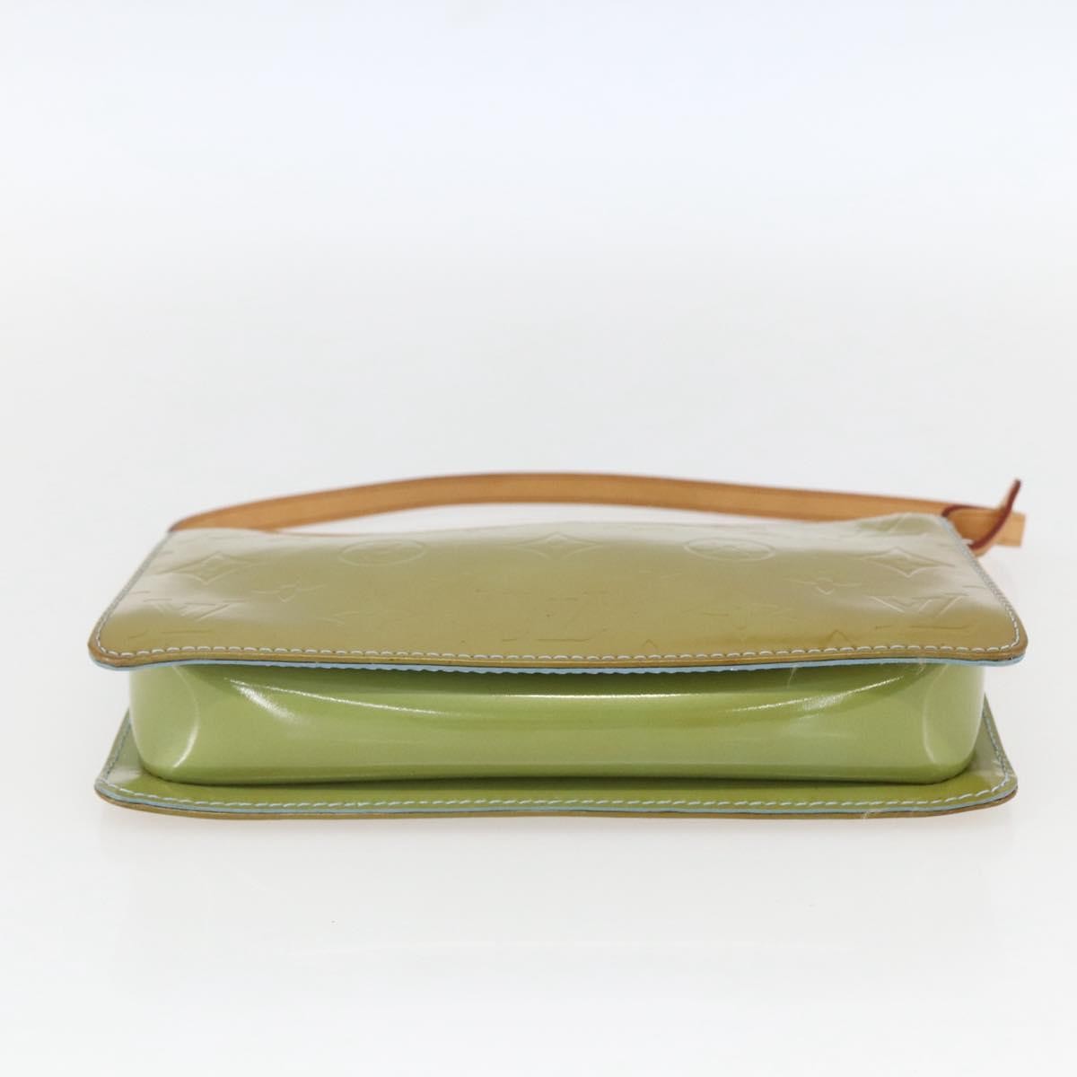 Louis Vuitton Lexington Pochette Monogram Vernis, Green, Patent Leather, Clutch